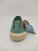 Zapatilla Lona Verde Agua Respetuosa Cordón