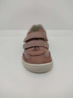 Zapatilla deportiva Piel Bicolor Rosa Doble Velcro