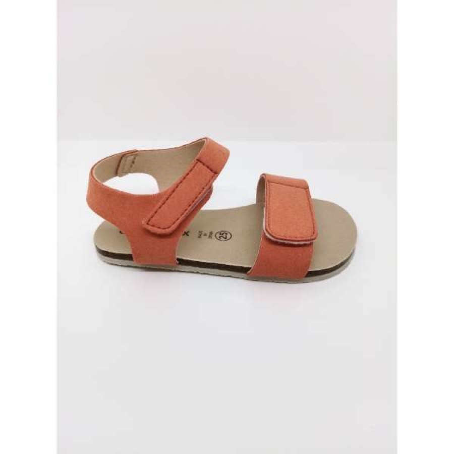 Sandalia Piel Coral Doble Velcro. Coqueflex. - Imagen 2