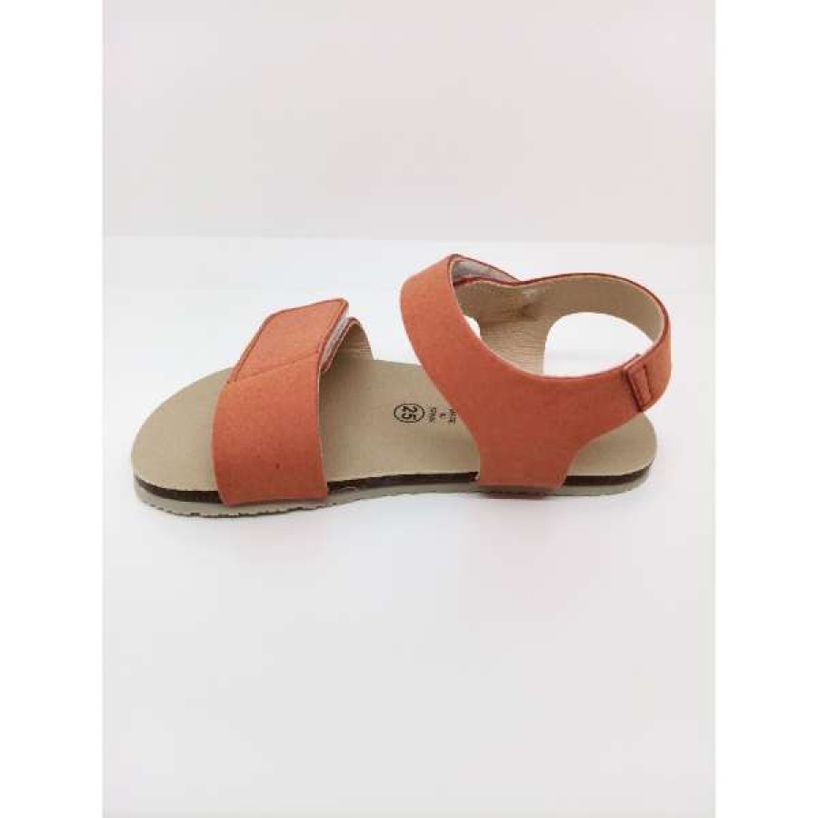 Sandalia Piel Coral Doble Velcro. Coqueflex. - Imagen 4