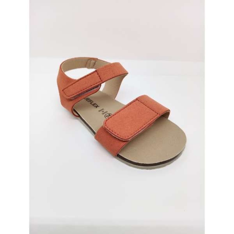Sandalia Piel Coral Doble Velcro. Coqueflex. - Imagen 5