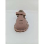 Sandalia Piel Rosa Aberturas Velcro. Piruflex
