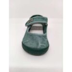 Zapatilla Lona Respetuosa Verde Savia Velcro. Zapy.