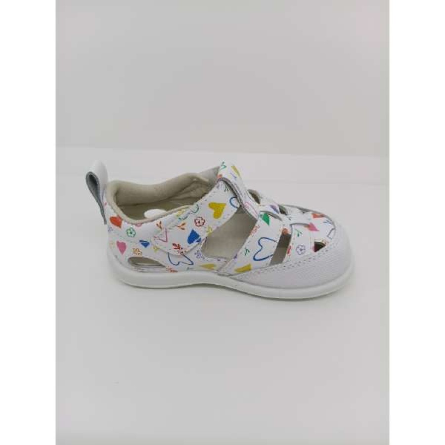 Sandalia Piel Figuras Multicolor Puntera Reforzada Velcro. Zapy. - Imagen 4
