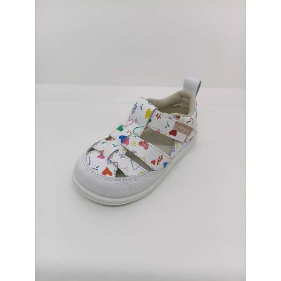 Sandalia Piel Figuras Multicolor Puntera Reforzada Velcro. Zapy. - Imagen 5