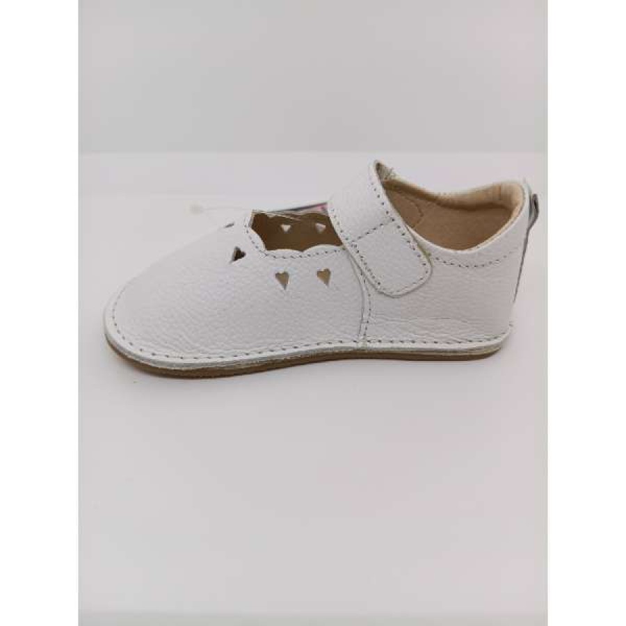 Sandalia Piel Blanca Coraxzones Velcro. Conguitos. - Imagen 4