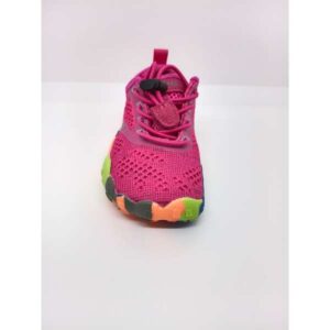 Zapatilla Barefoot Malla Multicolor ROSY Cierre Rápido. Saguaro.