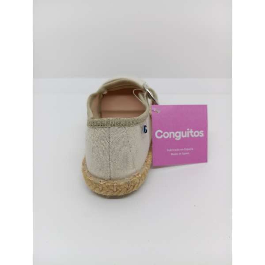 Mercedita Tela Beige Bitono Hebilla Conguitos - Imagen 3