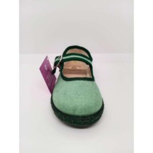 Mercedita Tela Verde Hebilla Conguitos