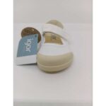 Zapatilla Lona Respetuosa Blanca Puntera reforzada Velcro Igor