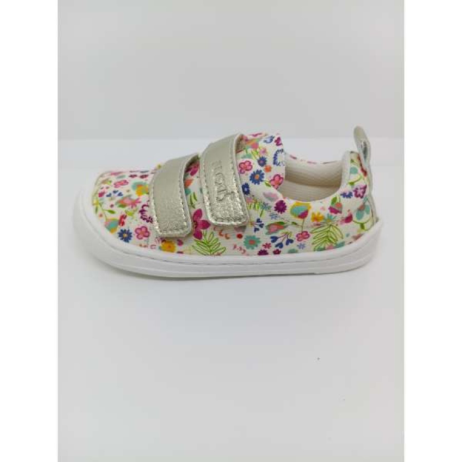 Deportivo Tela Flores Respetuoso Doble Velcro. Flexinens. - Imagen 2