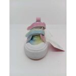 Zapatilla Tela Multicolor Brillantina Nubes Conguitos Doble Velcro