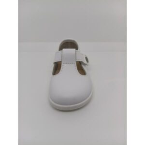 Pepito Piel Blanco Velcro Respetuoso