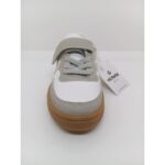 Zapatilla Deportiva Piel Blanca Serraje Hielo Velcro Cordón Victoria