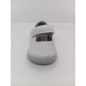 Zapatilla Lona Blanco Velcro Respetuoso