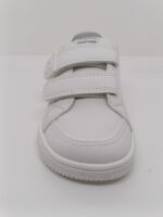 Zapatilla Napa Blanca Puntera reforzada Doble Velcro. Conguitos.