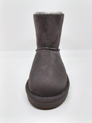 Bota Australiana Gris Borreguito lazo Talón Brillantina. Mustang.