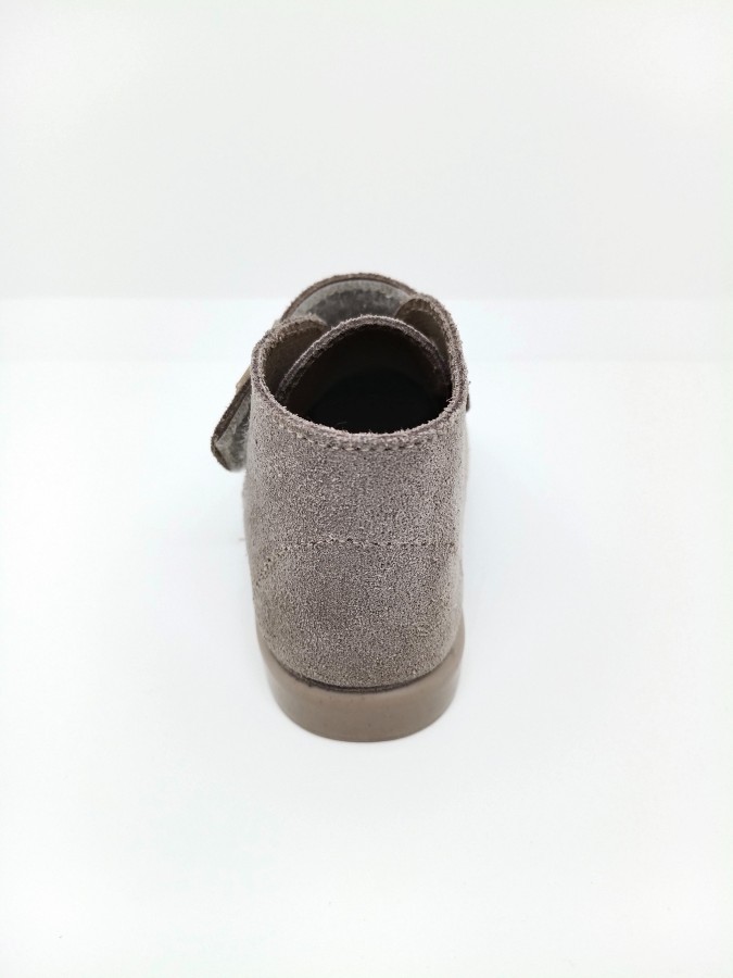 Pisacacas Ante Gris Velcro Velcro. Zapy. - Imagen 3