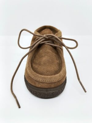 Zapato Serraje Taupe Cordón. Vulpeques.
