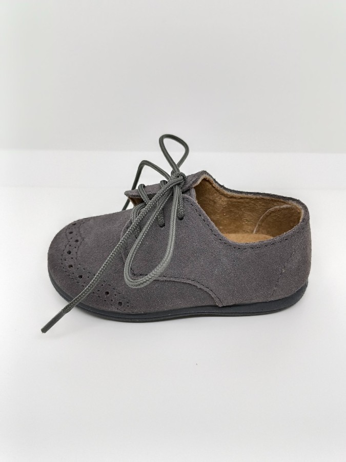 Blucher Serraje Gris Cordón. Vulpeques. - Imagen 2