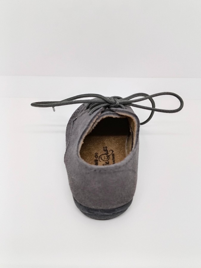 Blucher Serraje Gris Cordón. Vulpeques. - Imagen 3