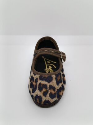 Mercedita Terciopelo Leopardo Hebilla. La Cadena.