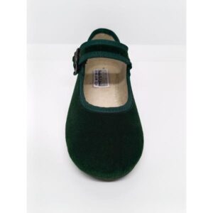 Mercedita Terciopelo Verde Hebilla Andrea