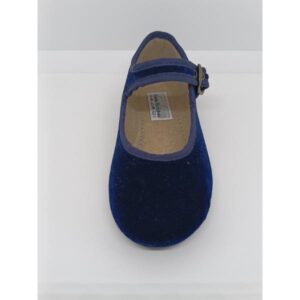 Mercedita Terciopelo Azul Marino Hebilla Andrea