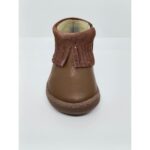 Bota Piel Cuero Flecos Cremallera. Gioseppo.
