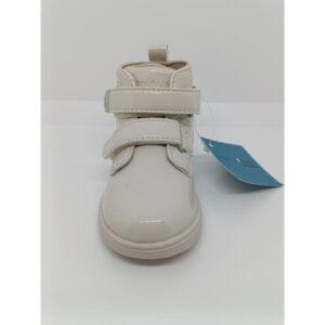 Bota Charol Beige Doble Velcro Respetuosa. Conguitos.