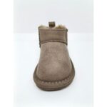 Bota Baja Australiana Piel Taupe Borreguito Respetuosa. Conguitos.