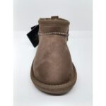 Bota Baja Australiana Piel Taupe Borreguito Respetuosa. Conguitos.